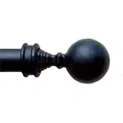 Satin Black Satin black wrough iron paint finish<br />